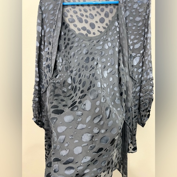 Chesca Women’s Cardigan & Blouse Set, Size 2XL & 18 - Picture 3 of 7